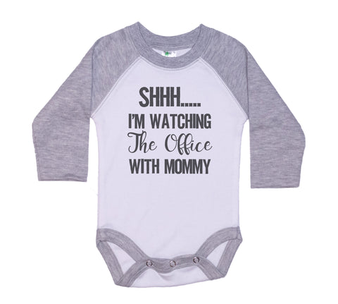 Shh I'm Watching The Office With Mommy Onesie®