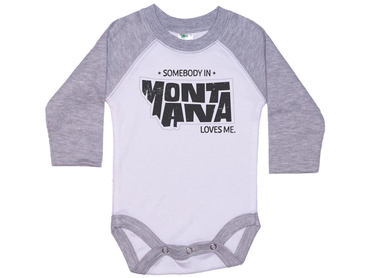 Somebody In Montana Loves Me Onesie®