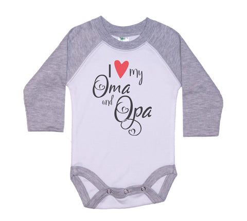 I Love My Oma and Opa Onesie®
