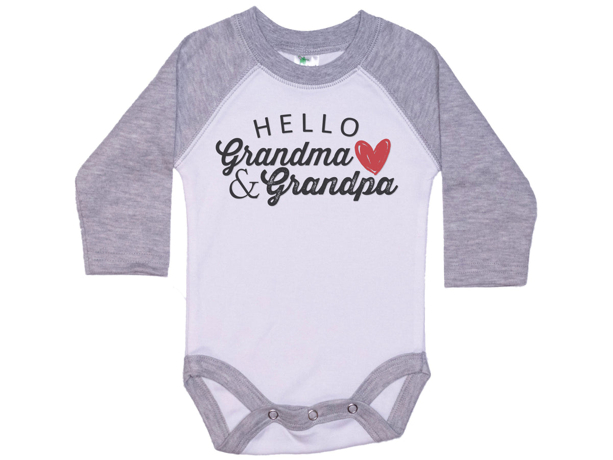 Hello Grandma And Grandpa Onesie®