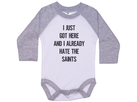 I Just Got Here And I Already Hate The Saints Onesie®