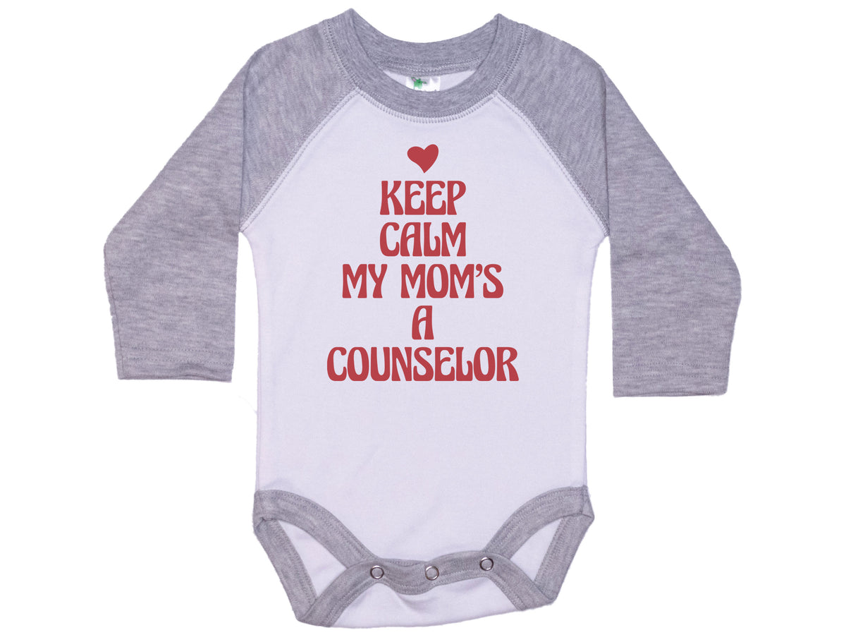 Keep Calm My Mom's A Counselor Onesie®