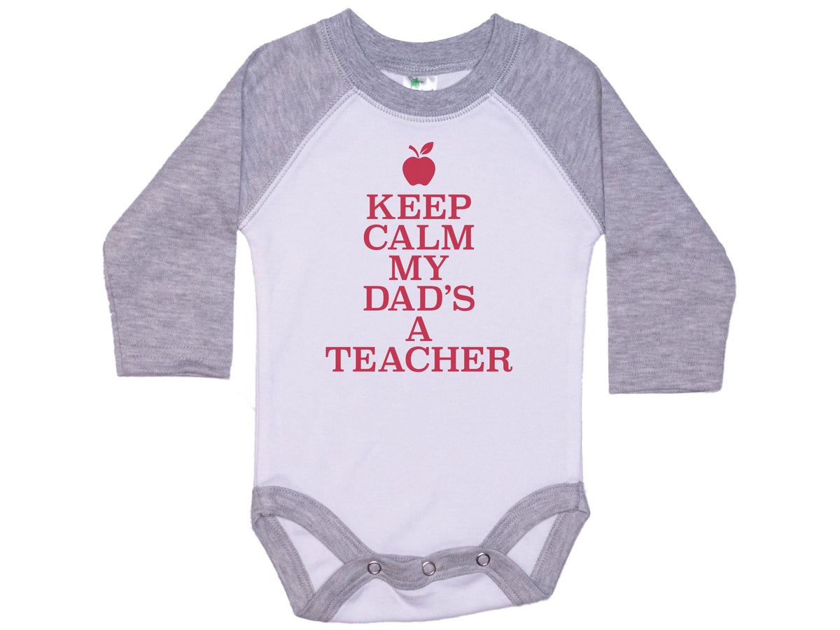 Keep Calm My Dad's A Teacher Onesie®