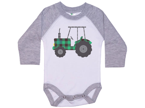 Plaid Tractor Onesie®