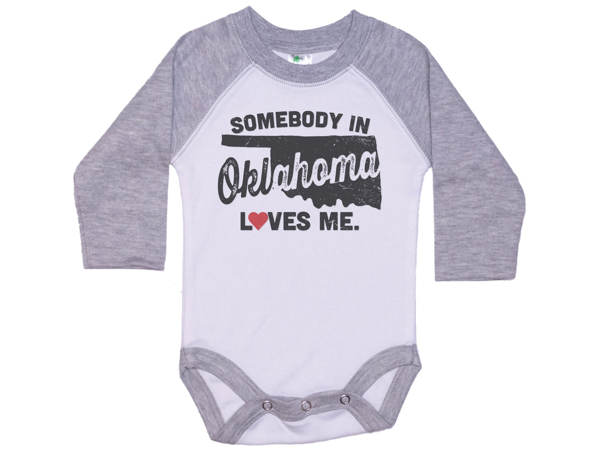 Somebody In Oklahoma Loves Me Onesie®