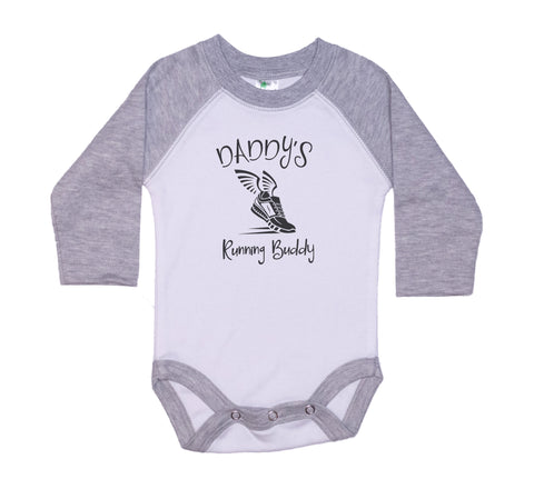 Daddy's Running Buddy Baby Onesie