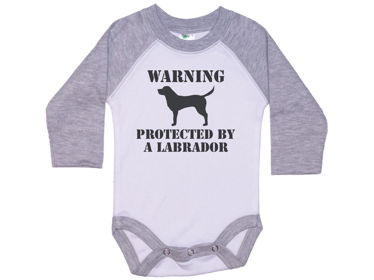 Warning Protected By A Lab Onesie®
