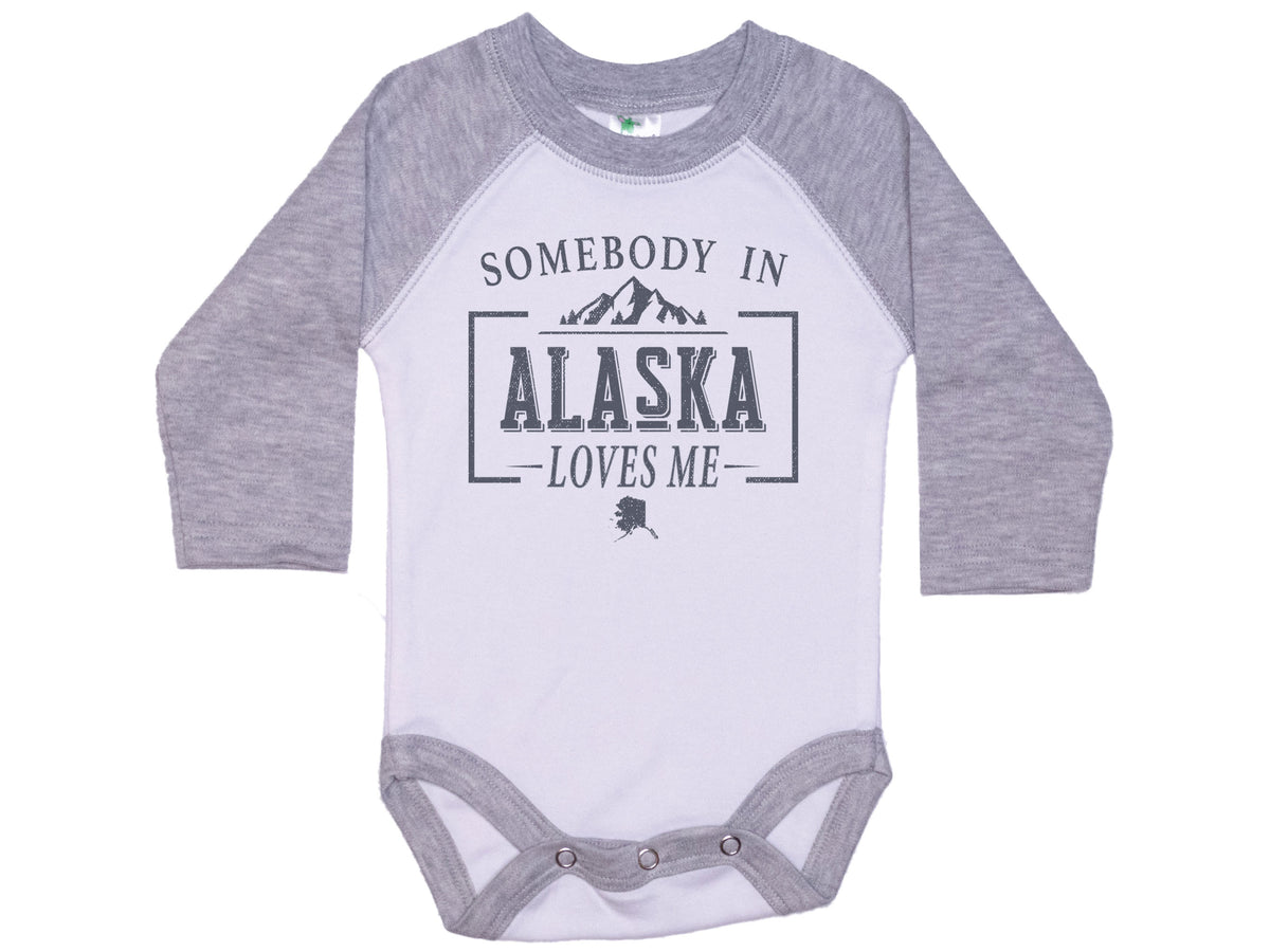 Somebody In Alaska Loves Me Onesie®