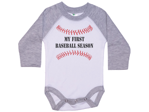 My First Baseball Season Onesie®