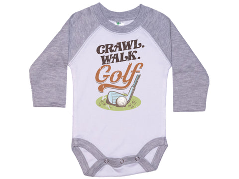 Crawl Walk Golf Onesie
