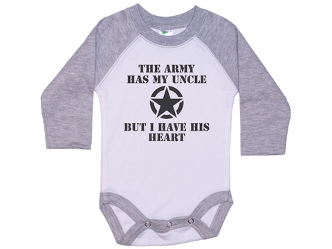 The Army Has My Uncle But I Have His Heart Onesie®