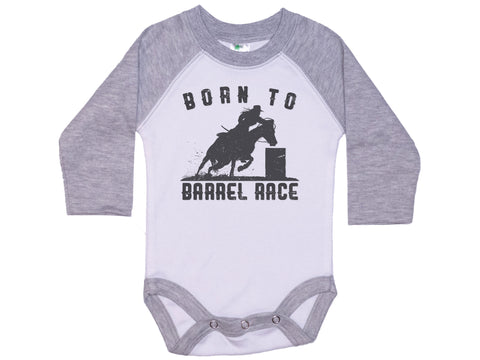 Born To Barrel Race Onesie®