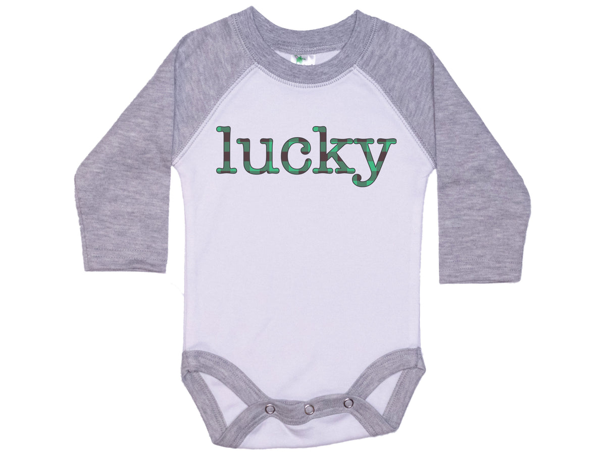 Lucky Plaid Onesie®