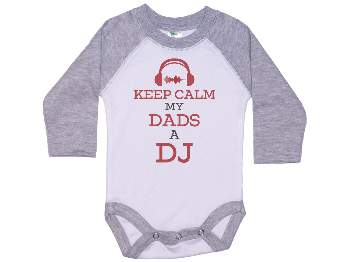 Keep Calm My Dad's A DJ Onesie®