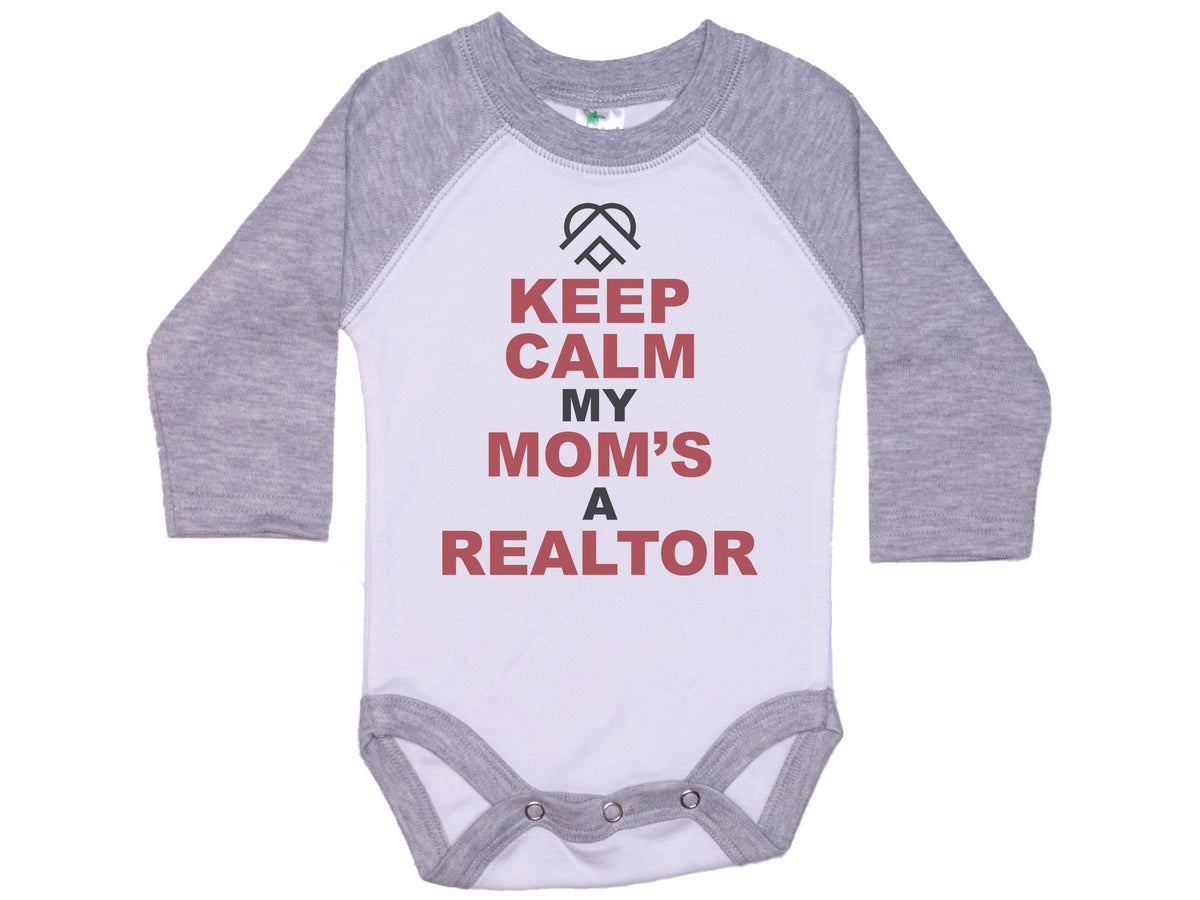 Keep Calm My Mom's A Realtor Onesie®
