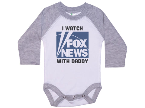 I Watch Fox New With Daddy Onesie®