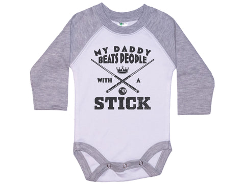 My Daddy Beats People With A Stick Onesie®