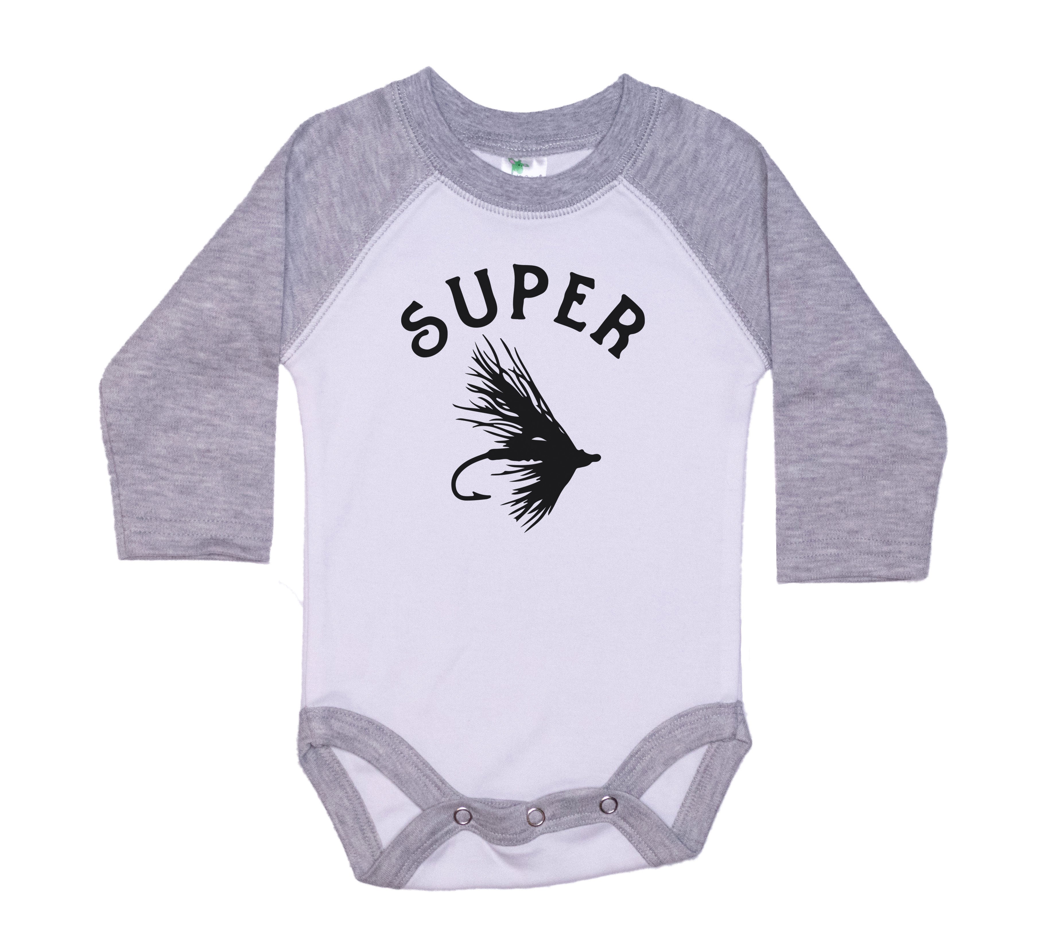 Fly Fishing Baby Clothes-Brown Trout Onesie®– Chase Me Tees LLC