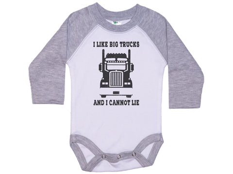 I Like Big Trucks And I Cannot Lie Onesie®