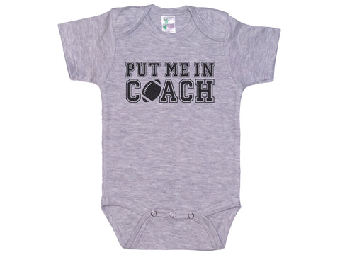 Put Me In Coach Football Onesie®