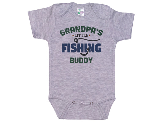 Grandpa's Little Fishing Buddy Onesie®