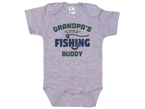 Grandpa's Little Fishing Buddy Onesie®
