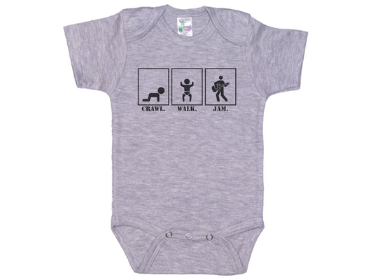 Crawl Walk Jam Onesie®
