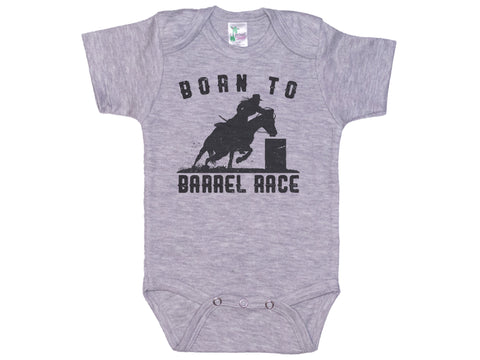 Born To Barrel Race Onesie®