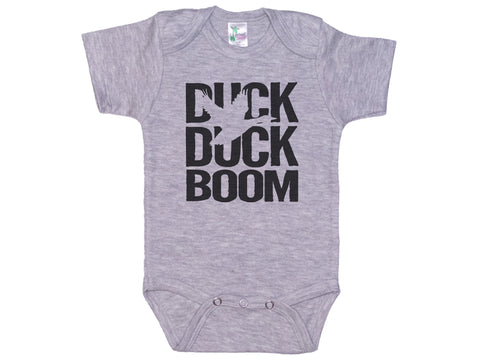 Duck Duck Boom Baby Onesie