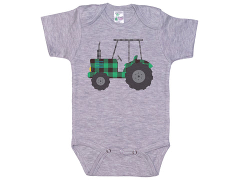 Plaid Tractor Onesie®