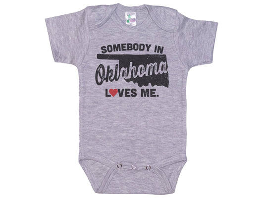 Somebody In Oklahoma Loves Me Onesie®