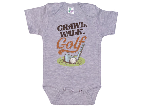 Crawl Walk Golf Onesie