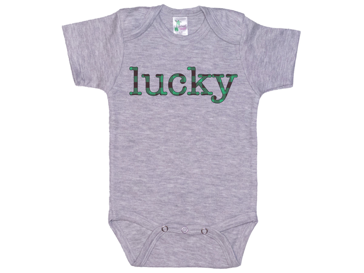 Lucky Plaid Onesie®