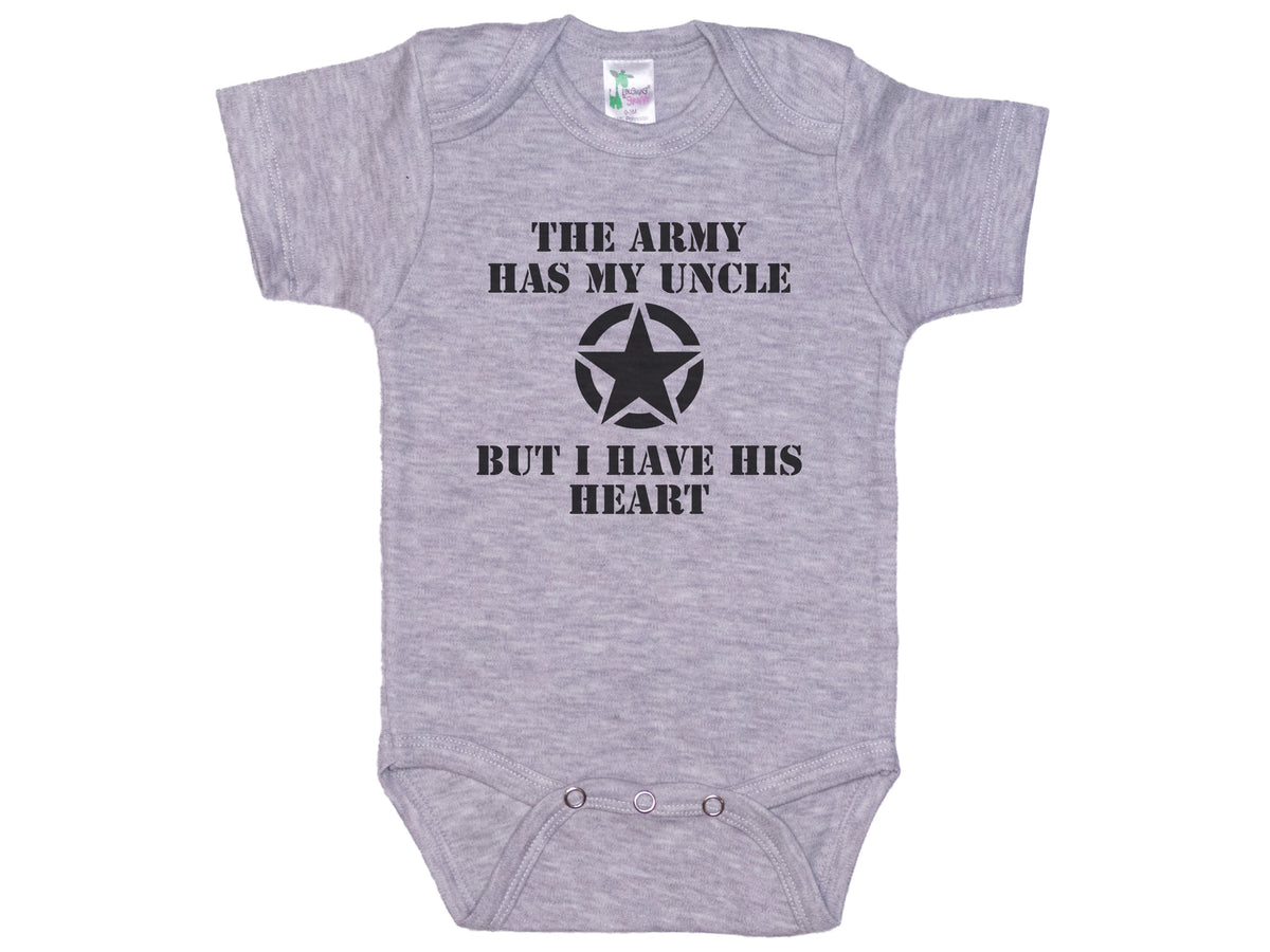 The Army Has My Uncle But I Have His Heart Onesie®