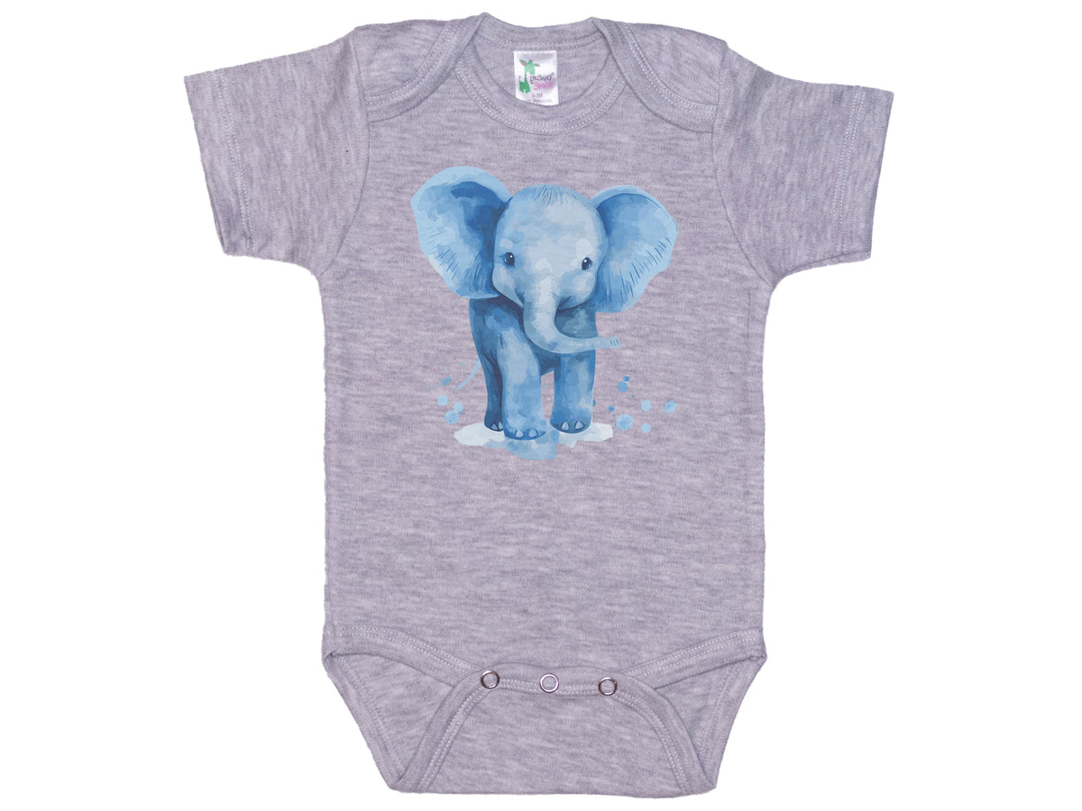 Watercolor Elephant Onesie®