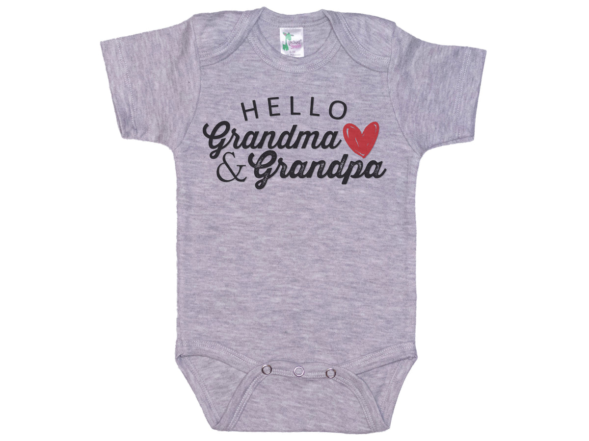 Hello Grandma And Grandpa Onesie®