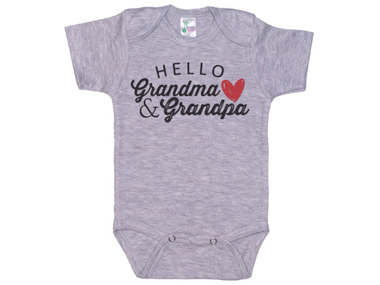 Hello Grandma And Grandpa Onesie®