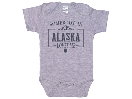 Somebody In Alaska Loves Me Onesie®