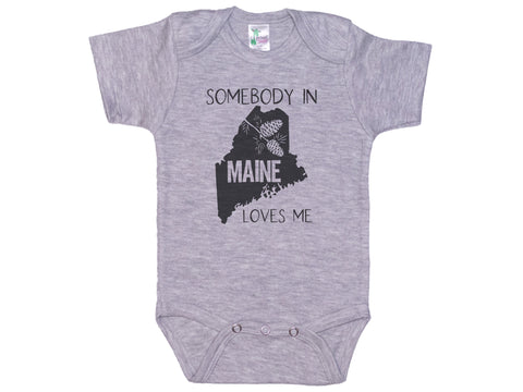 Somebody In Maine Love Me Onesie®