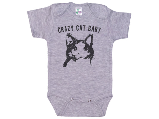 Crazy Cat Baby Onesie®