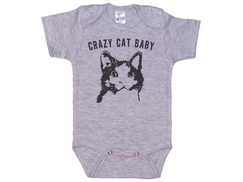 Crazy Cat Baby Onesie®