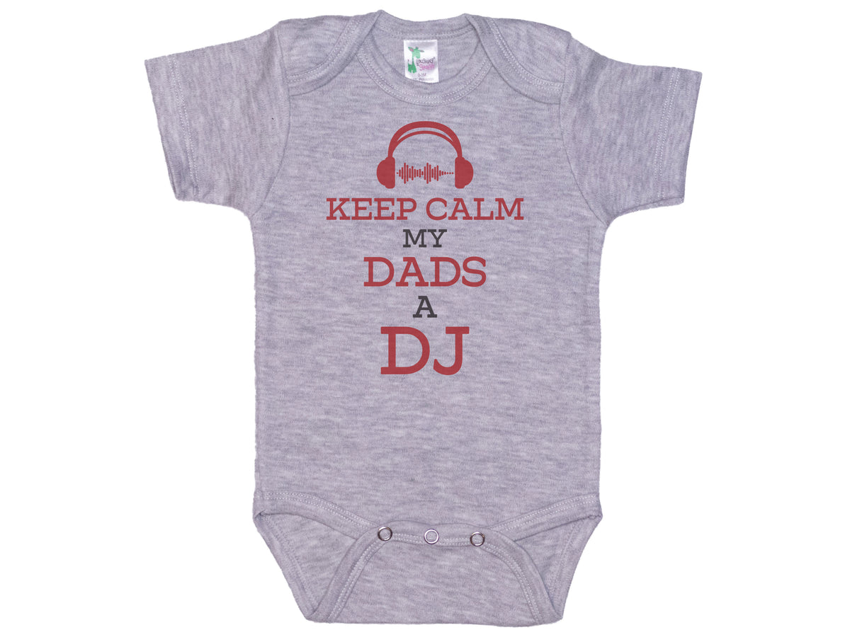 Keep Calm My Dad's A DJ Onesie®