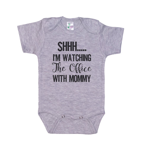 Shh I'm Watching The Office With Mommy Onesie®