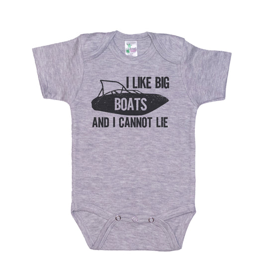 I Like Big Boats And I Cannot Lie Onesie®