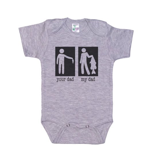 Your Dad My Dad Fishing Onesie®