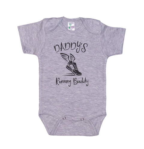 Daddy's Running Buddy Baby Onesie