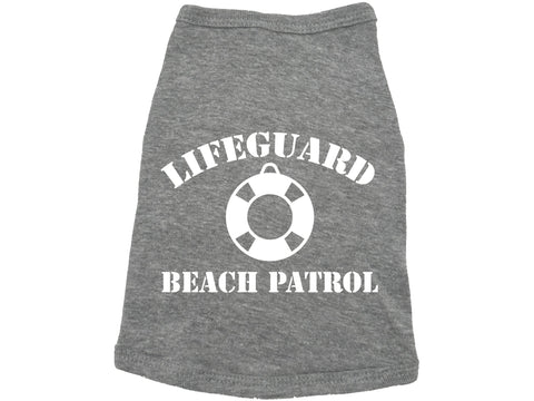 Lifeguard Beach Patrol Dog Shirt