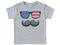 Kids America Glasses & Mustache Shirt