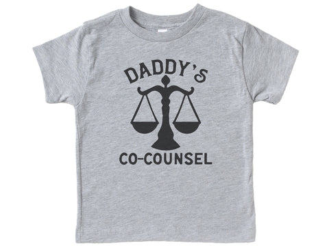 Kids Daddy's Co-Counsel Shirt