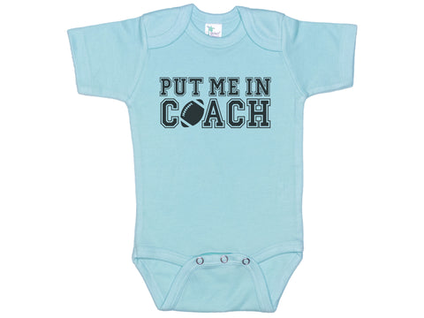 Put Me In Coach Football Onesie®